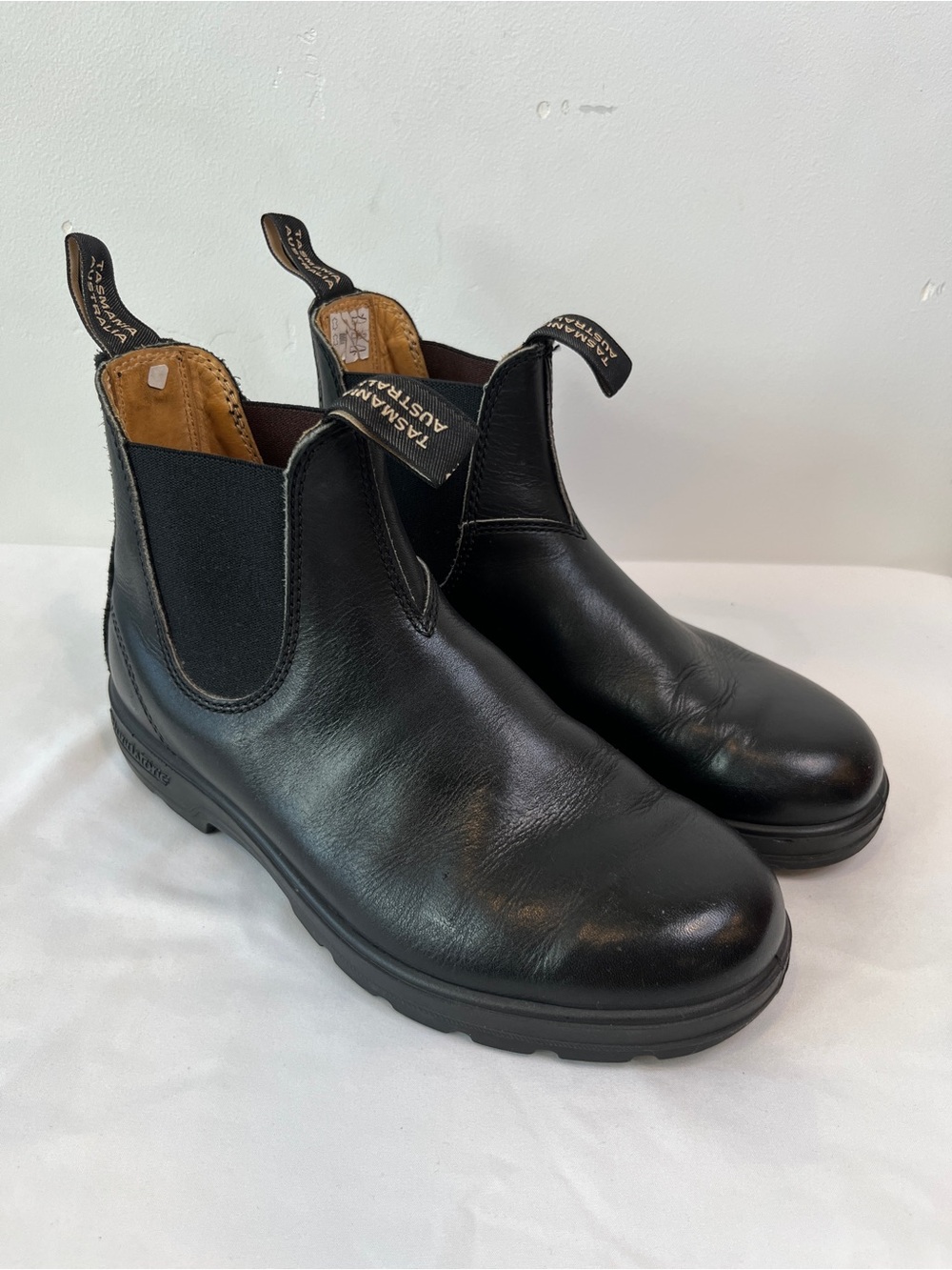 Blundstone Original Chelsea Boots Black Leather AU 6 US Womens 9 US Mens 7